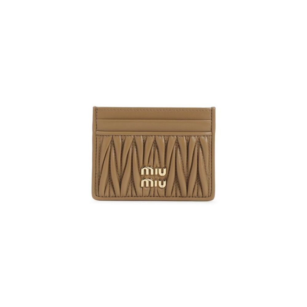 Miu Miu Lamb Leather Cardholder Women